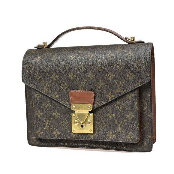 LOUIS VUITTON LV Monceau 28 Hand Bag Monogram Leather BN France - Picture 1 of 15